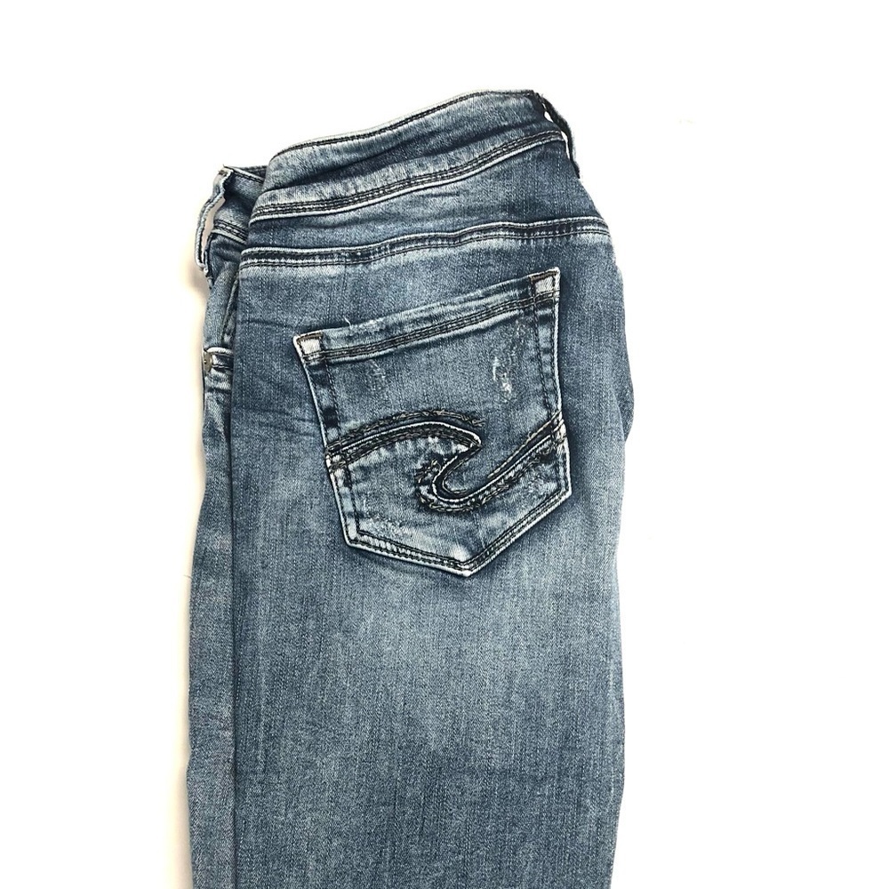 Silver Jeans Sam Women's Blue Denim W27 X L27 - Picture 3 of 7